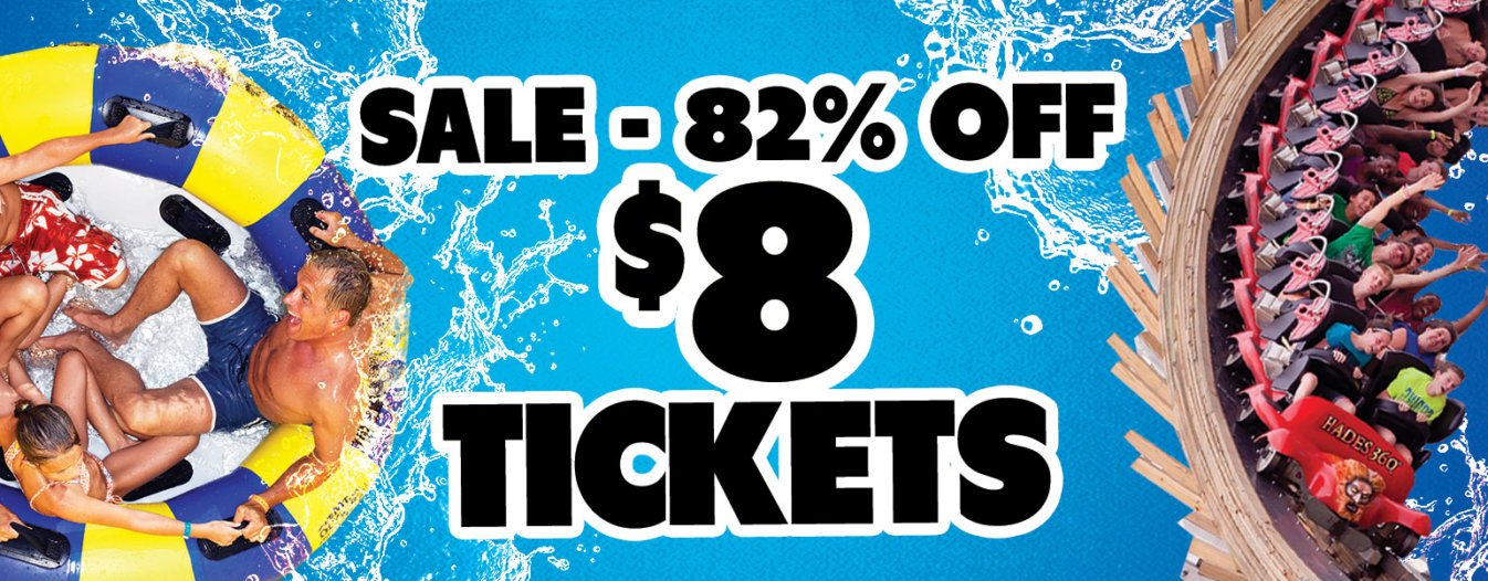 25 Park Tickets Mt. Olympus Water & Theme Park