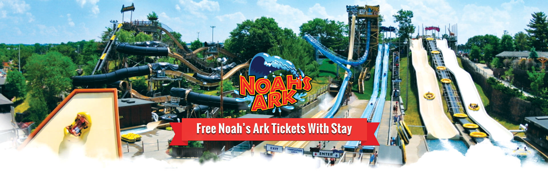 Noah's Ark Tickets Free With Stay Mt. Olympus Water & Theme Park