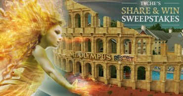 The Goddess Tyche Celebrates Arrival With A Sweepstakes